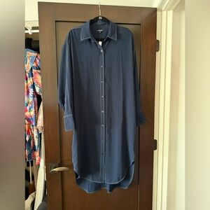 Madewell navy Shirt Dress